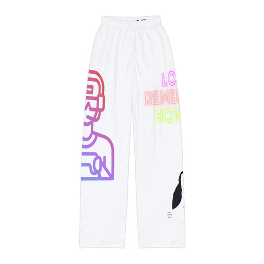 Kids Pajama Pants: Gaming White