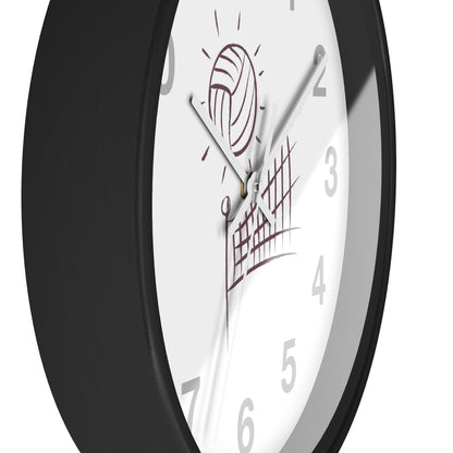 Wall clock: Volleyball Lite Grey