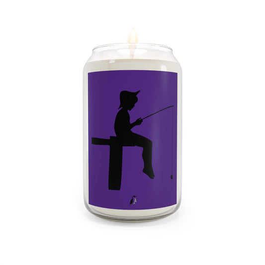 Scented Candle, 13.75oz: Fishing Purple
