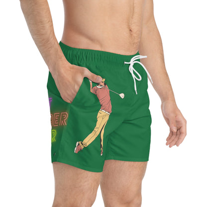 Swim Trunks: Golf Dark Green