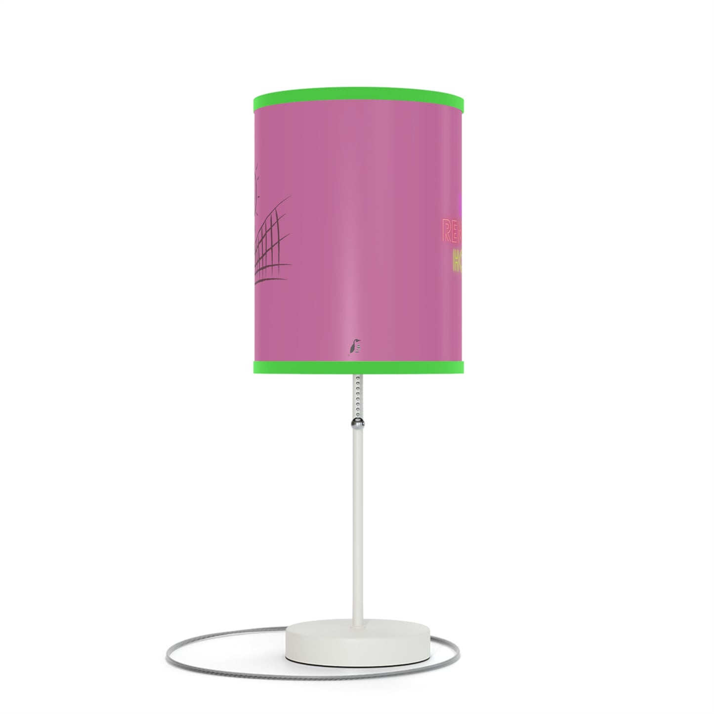 Lamp on a Stand, US|CA plug: Volleyball Lite Pink