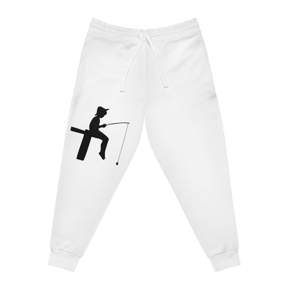 Athletic Joggers: Fishing White