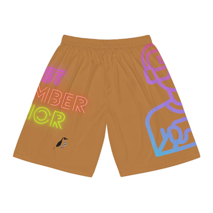 Basketball Shorts: Gaming Lite Brown