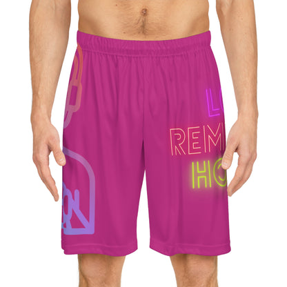 Basketball Shorts: Gaming Pink