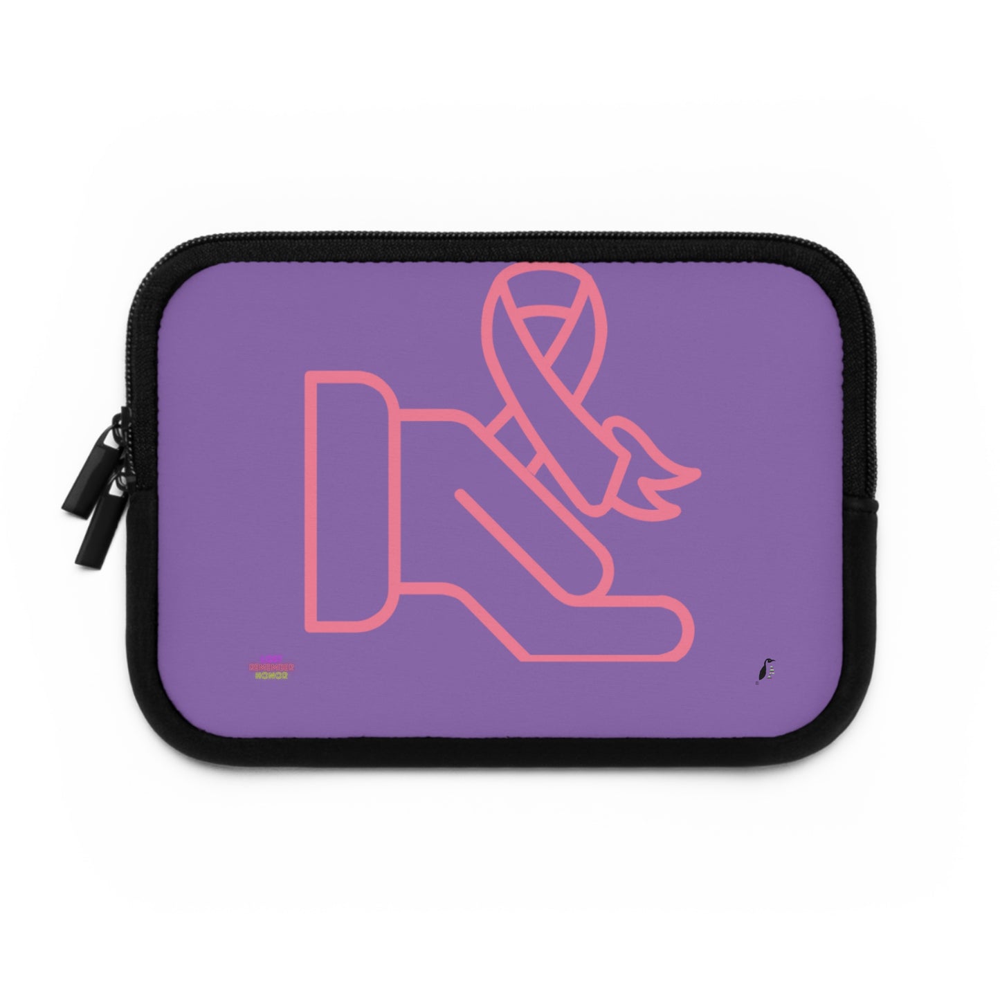 Laptop Sleeve: Fight Cancer Lite Purple