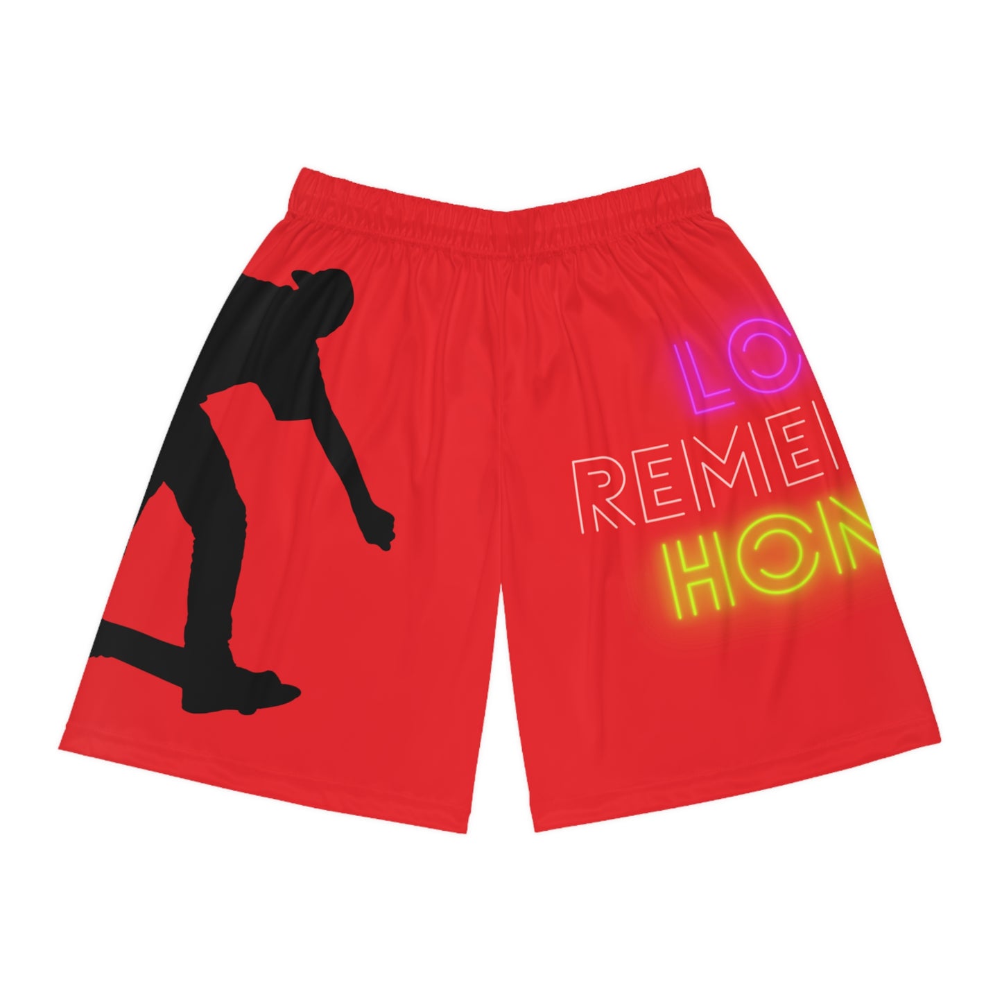 Basketball Shorts: Skateboarding Red