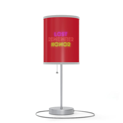 Lamp on a Stand, US|CA plug: Dragons Dark Red