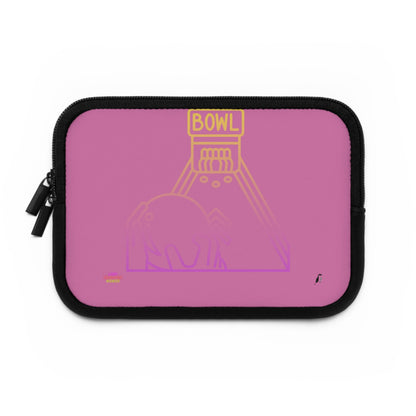 Laptop Sleeve: Bowling Lite Pink