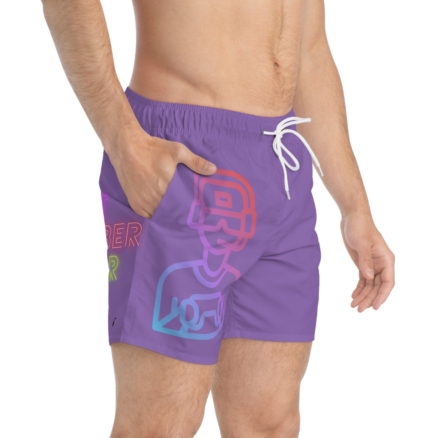 Swim Trunks: Gaming Lite Purple