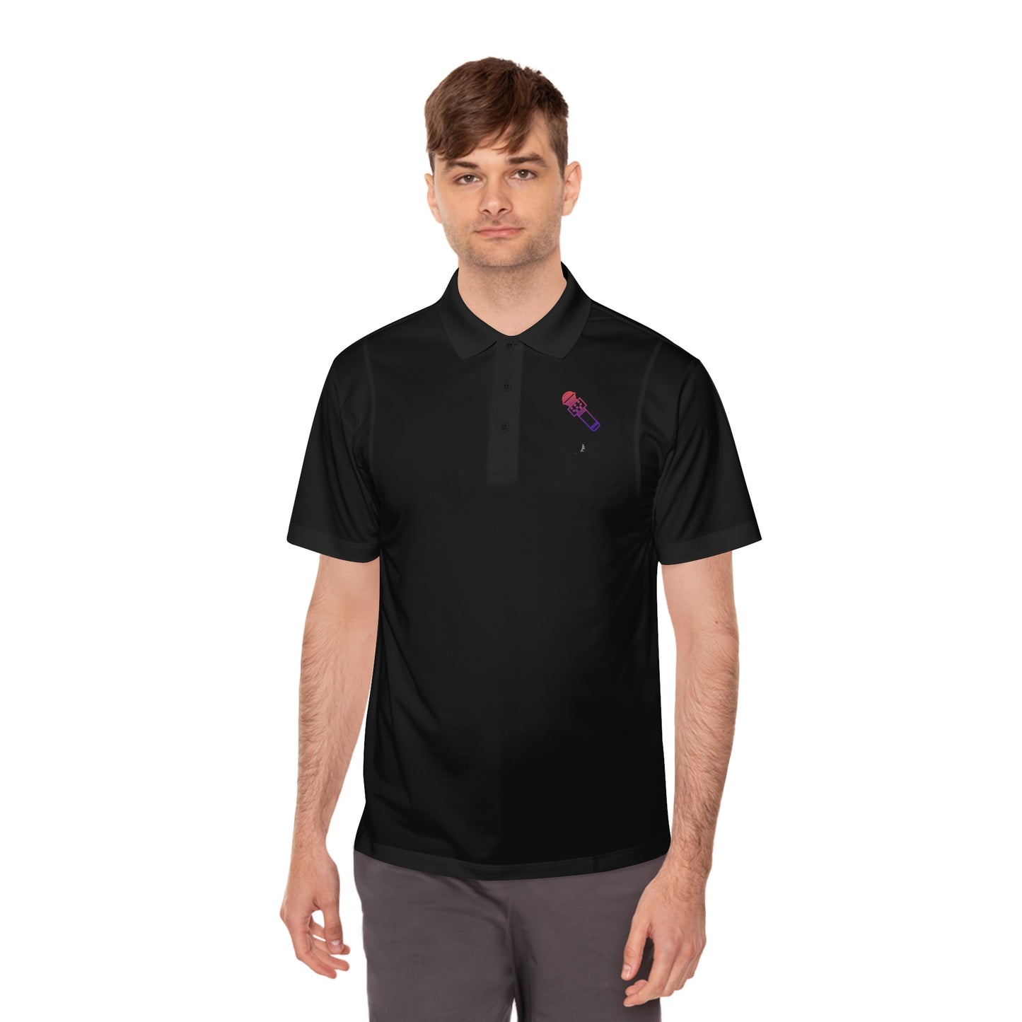 Men's Sport Polo Shirt: Music #1