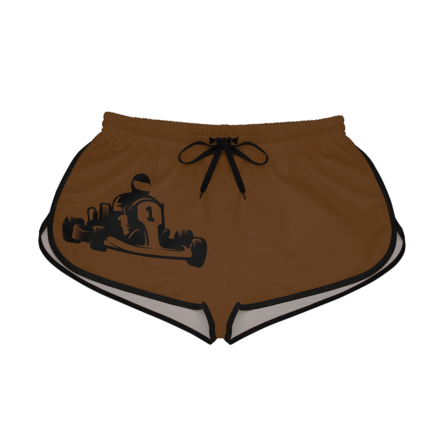 Women's Relaxed Shorts: Racing Brown