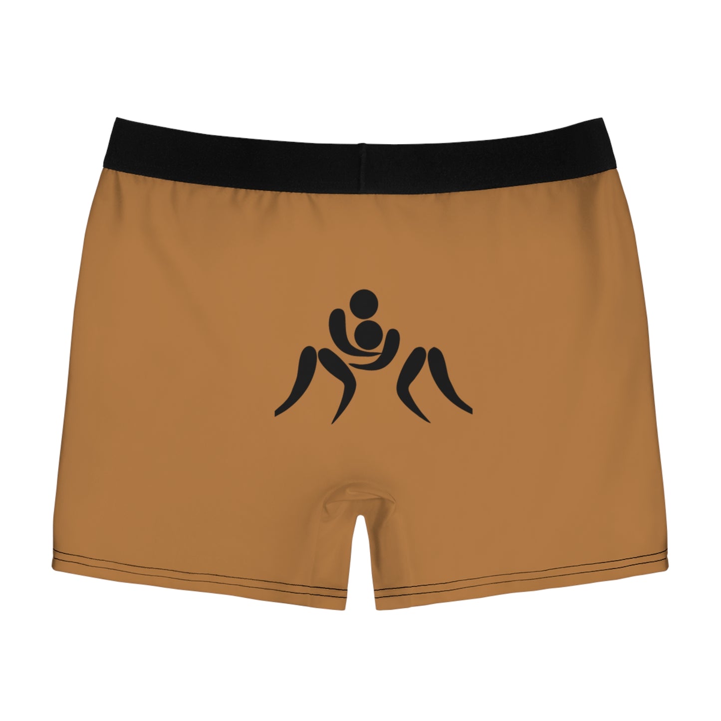 Men's Boxer Briefs: Wrestling Lite Brown