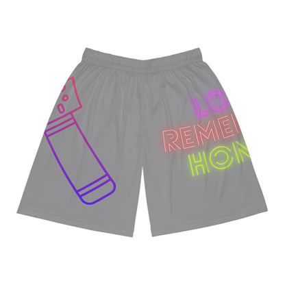 Basketball Shorts: Music Grey