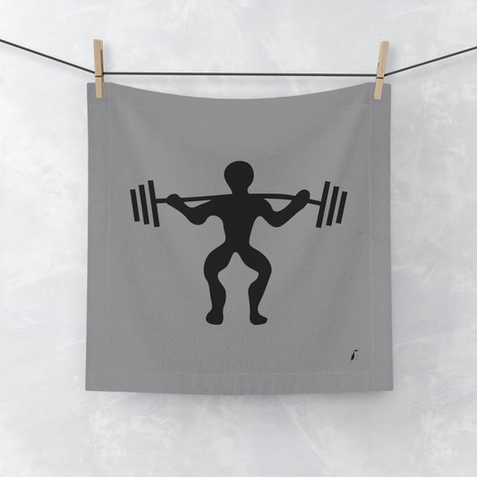 Face Towel: Weightlifting Grey