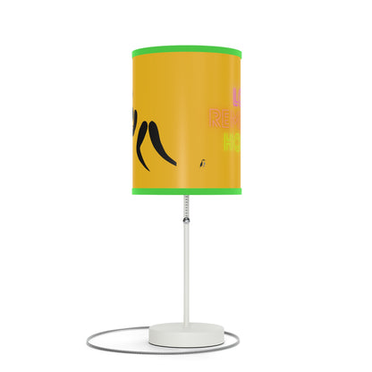 Lamp on a Stand, US|CA plug: Wrestling Yellow