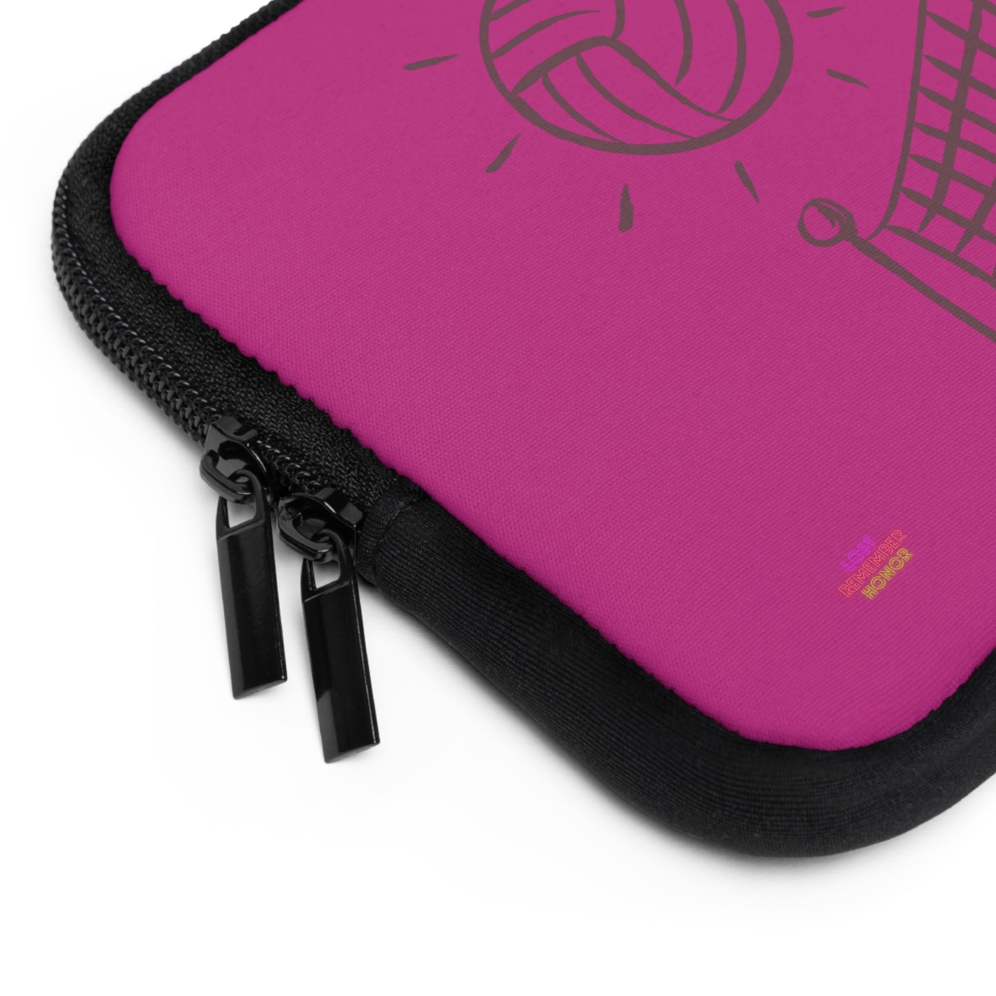 Laptop Sleeve: Volleyball Pink