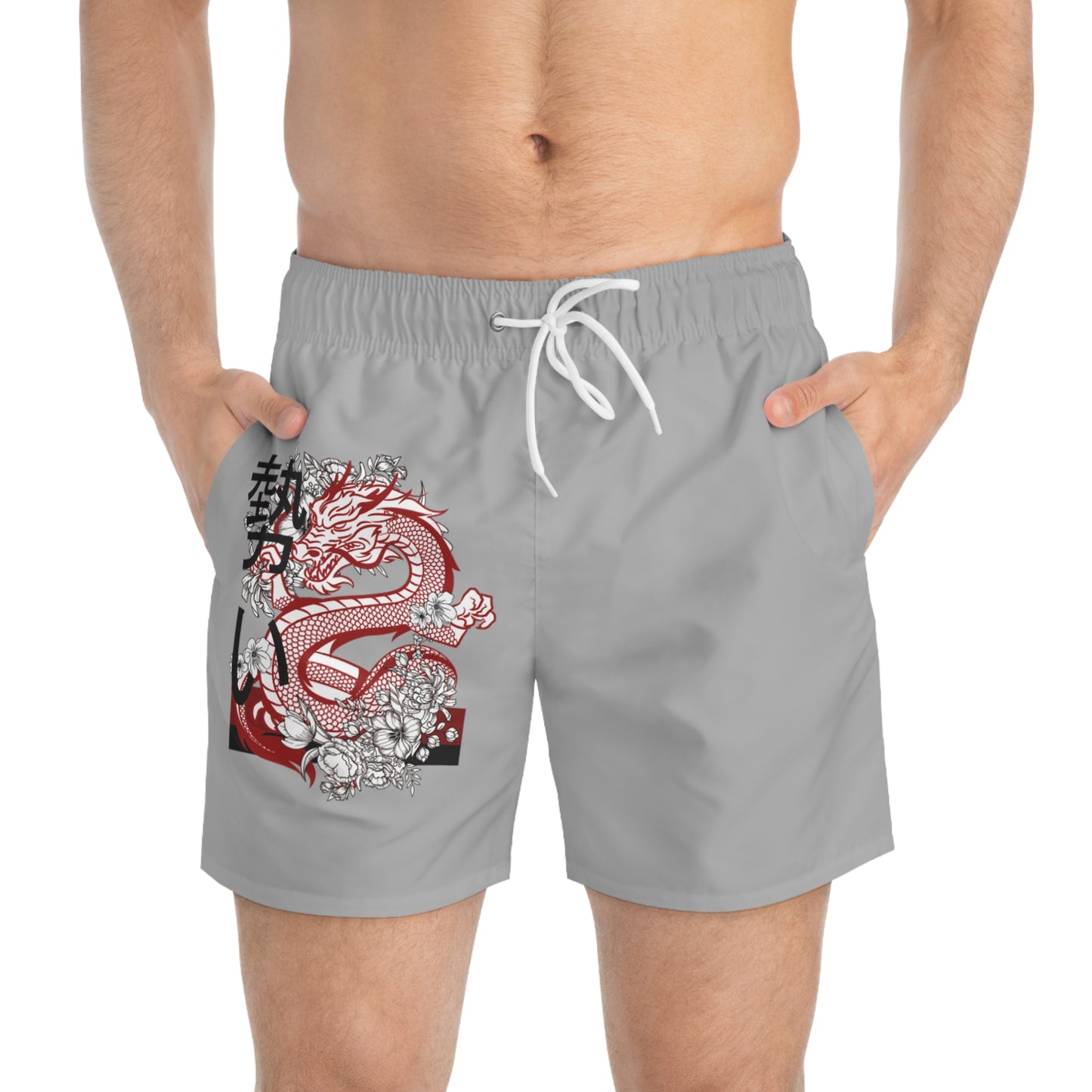 Swim Trunks: Dragons Lite Grey