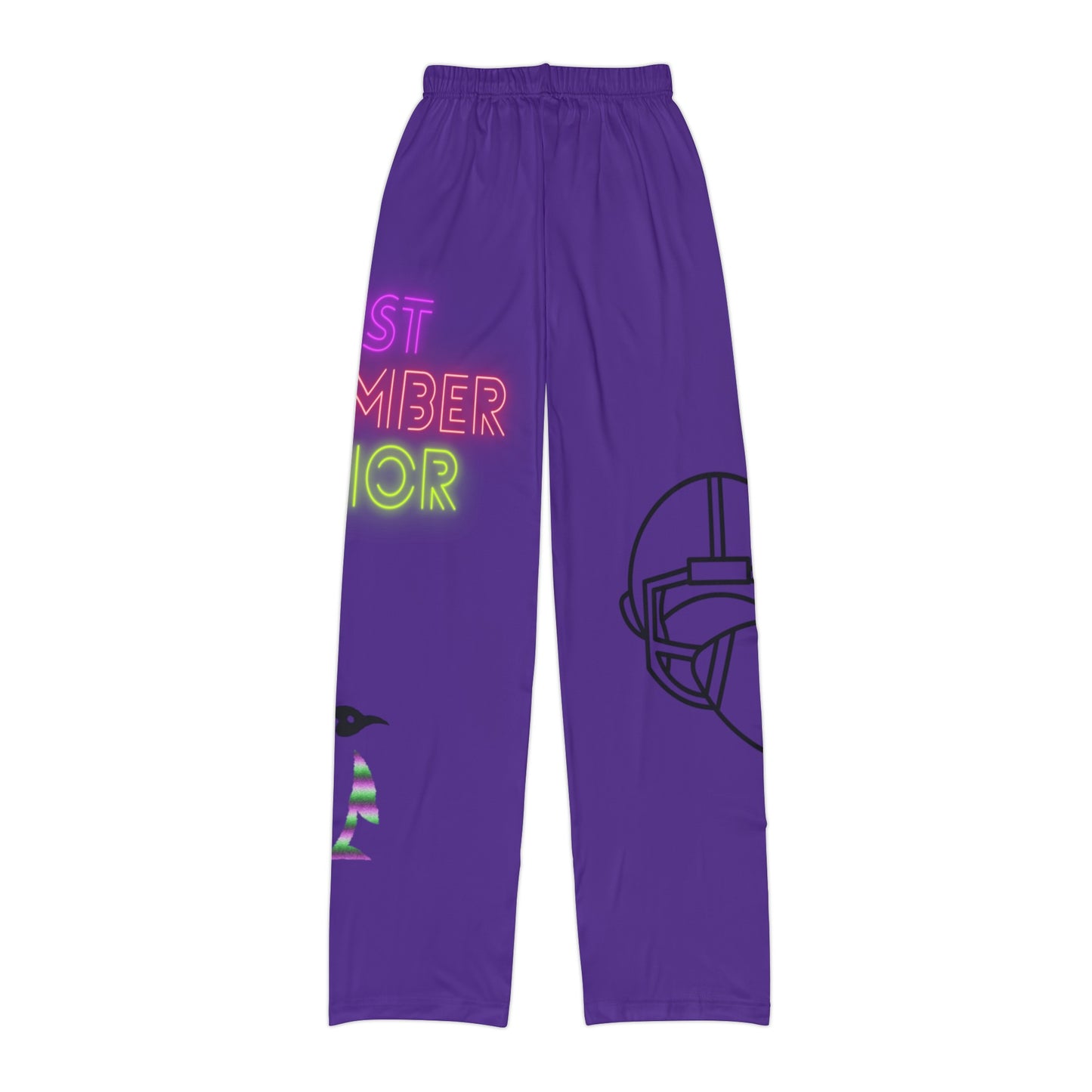 Pajama na pantalon ng mga bata: Football Purple 