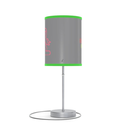 Lamp on a Stand, US|CA plug: Fight Cancer Grey