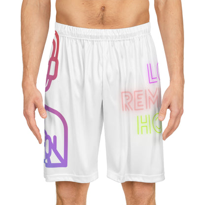 Basketball Shorts: Gaming White