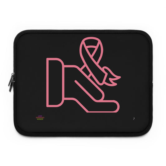 Laptop Sleeve: Fight Cancer Black