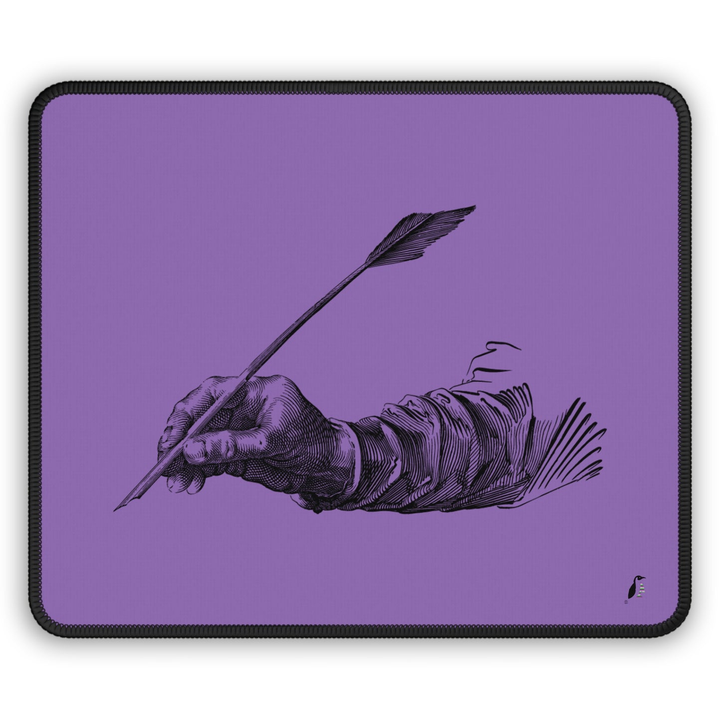 Gaming Mouse Pad: Writing Lite Purple