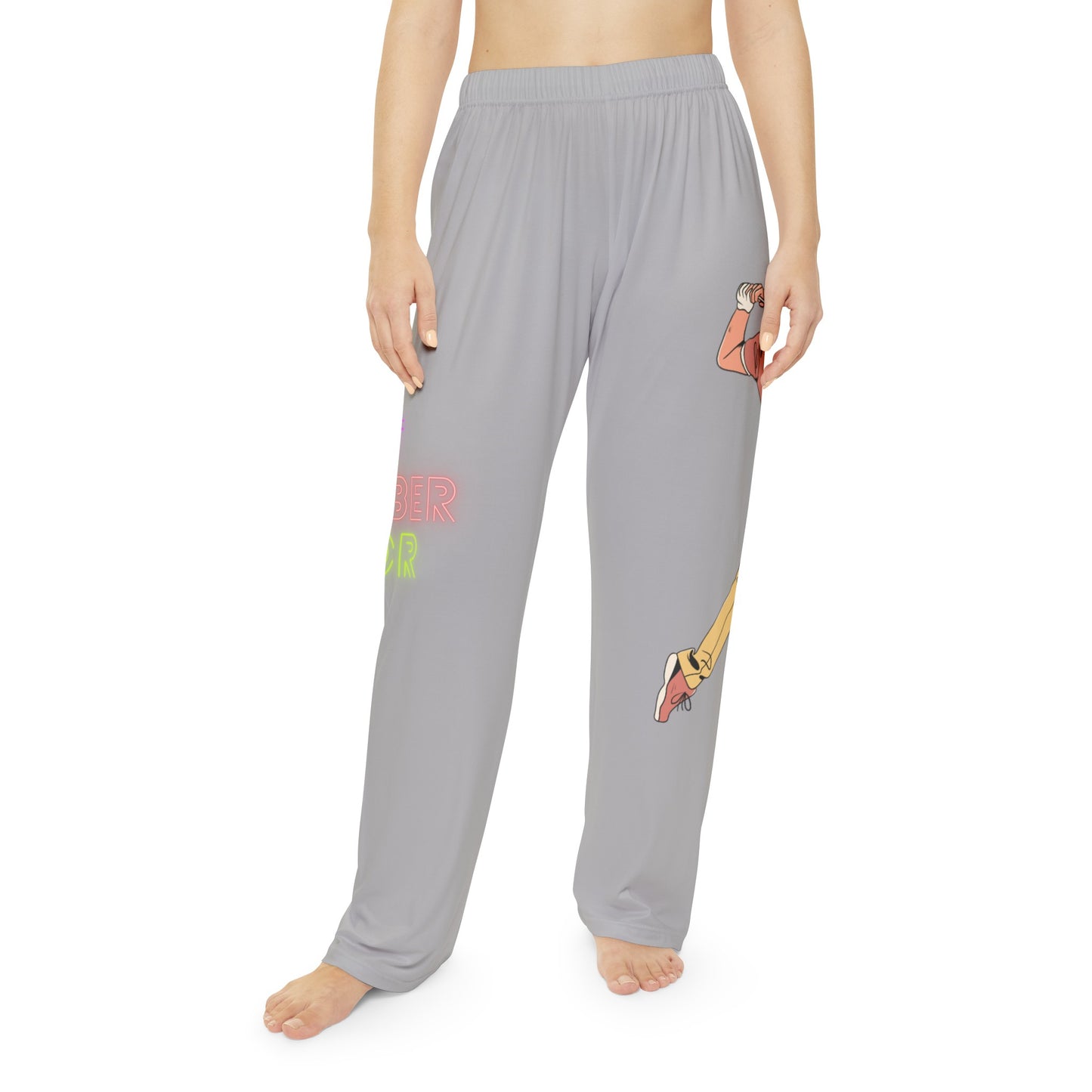 Pambabaeng Pajama Pants: Golf Lite Gray