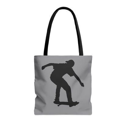 Tote Bag: Skateboarding Grey