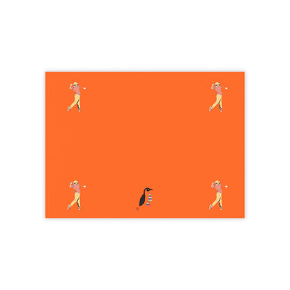 Post-it® Note Pads: Golf Orange