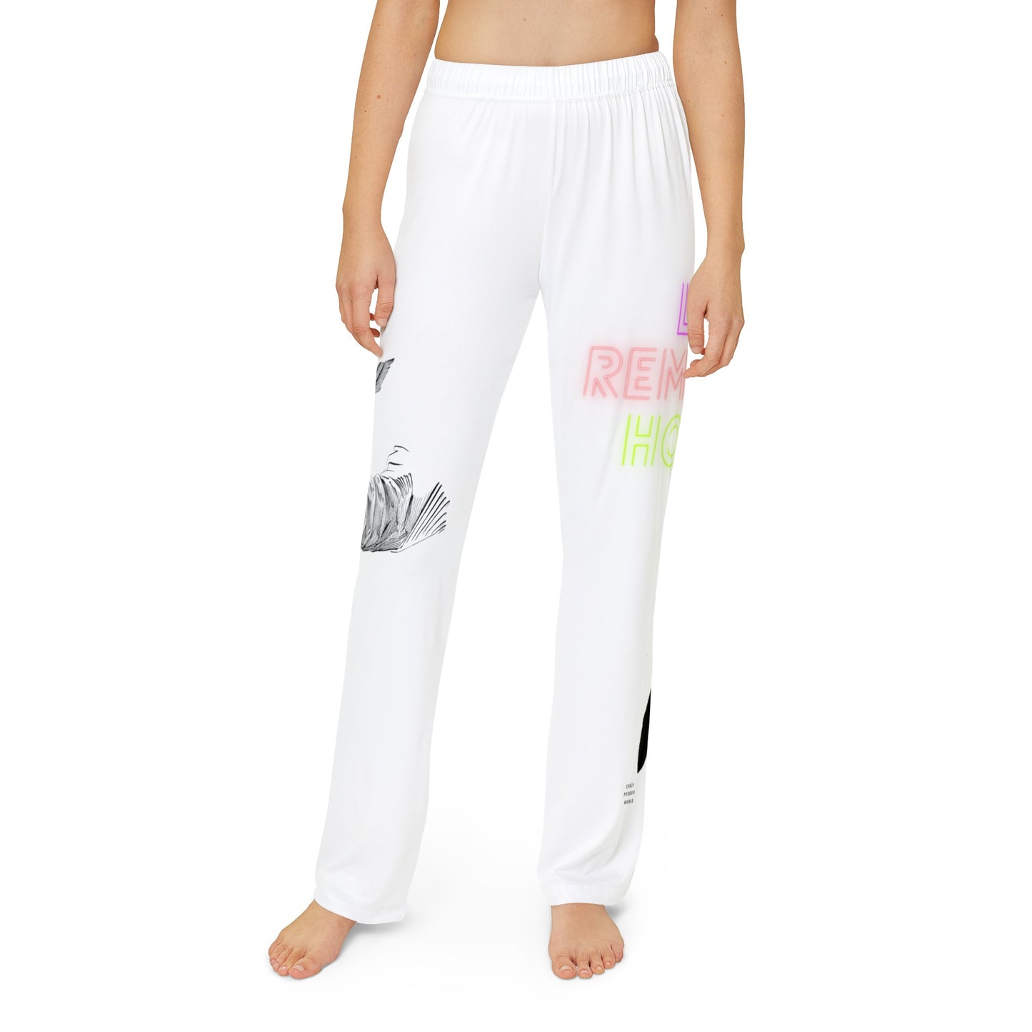 Kids Pajama Pants: Writing White