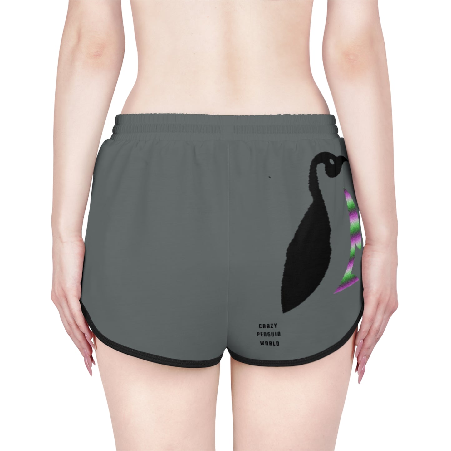 Women's Relaxed Shorts: Lost Remember Honor Dark Grey