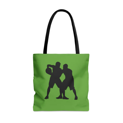 Tote Bag: Basketball Green