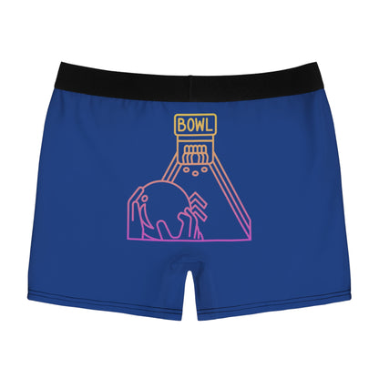 Men's Boxer Briefs: Bowling Dark Blue