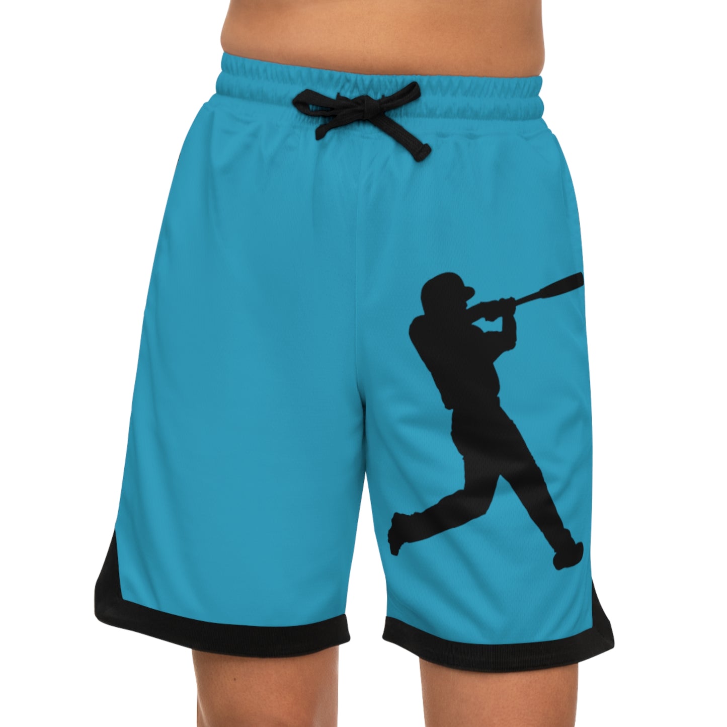 Basketball Rib Shorts: Baseball Turquoise