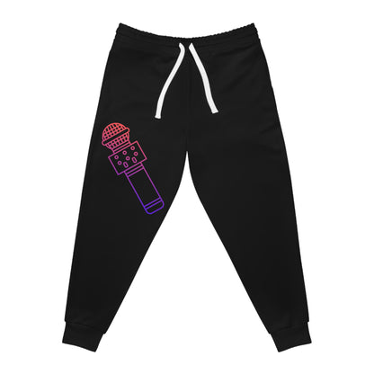 Athletic Joggers: Music Black