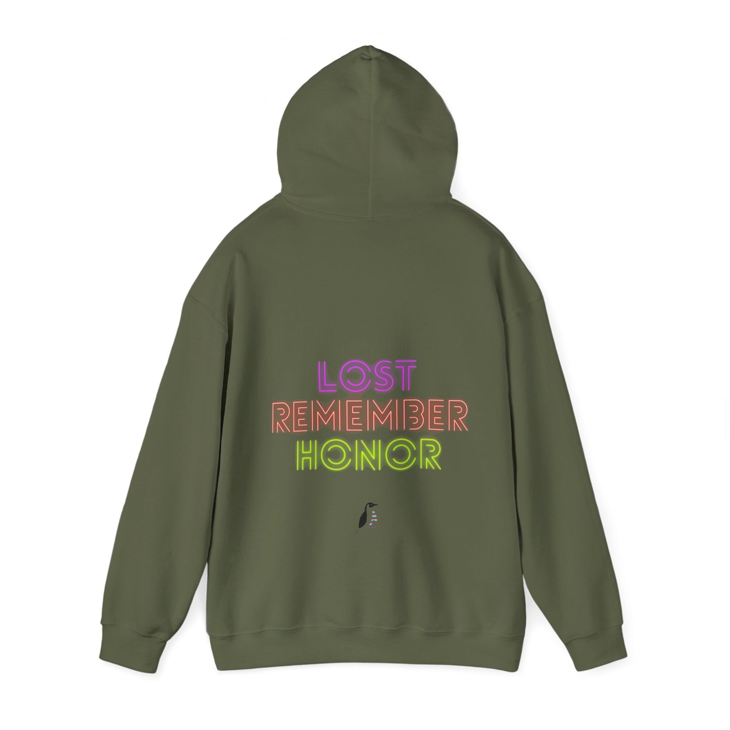 Heavy Blend™ Hooded Sweatshirt: Writing #1