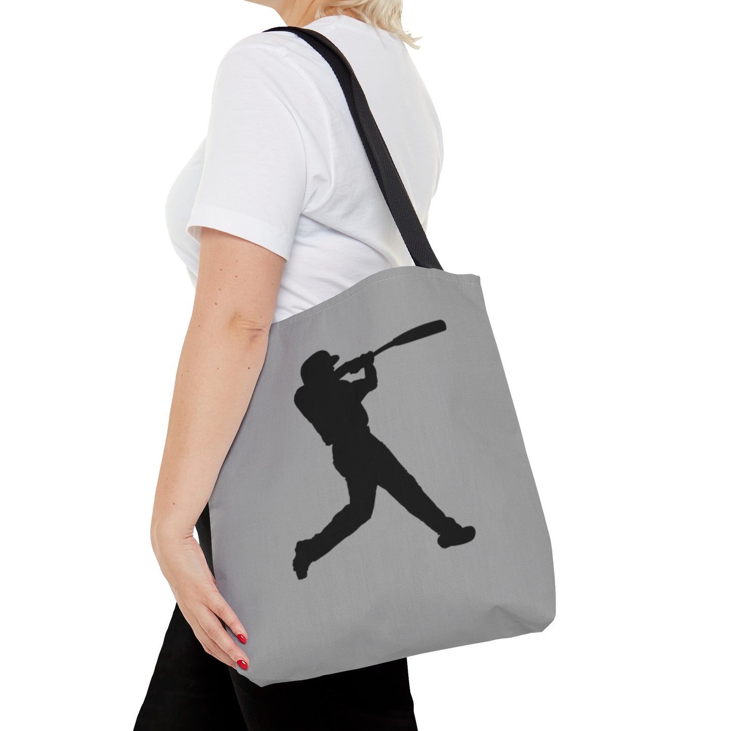 Tote Bag: Baseball Lite Grey