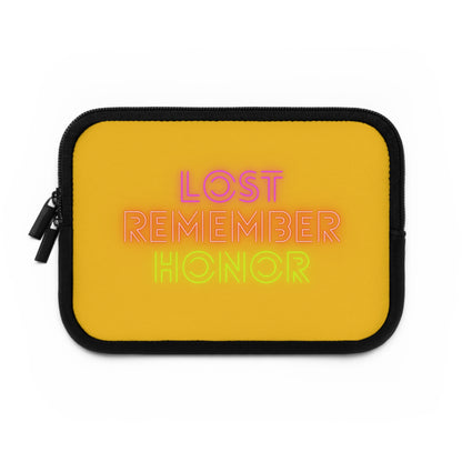 Laptop Sleeve: Lost Remember Honor Yellow