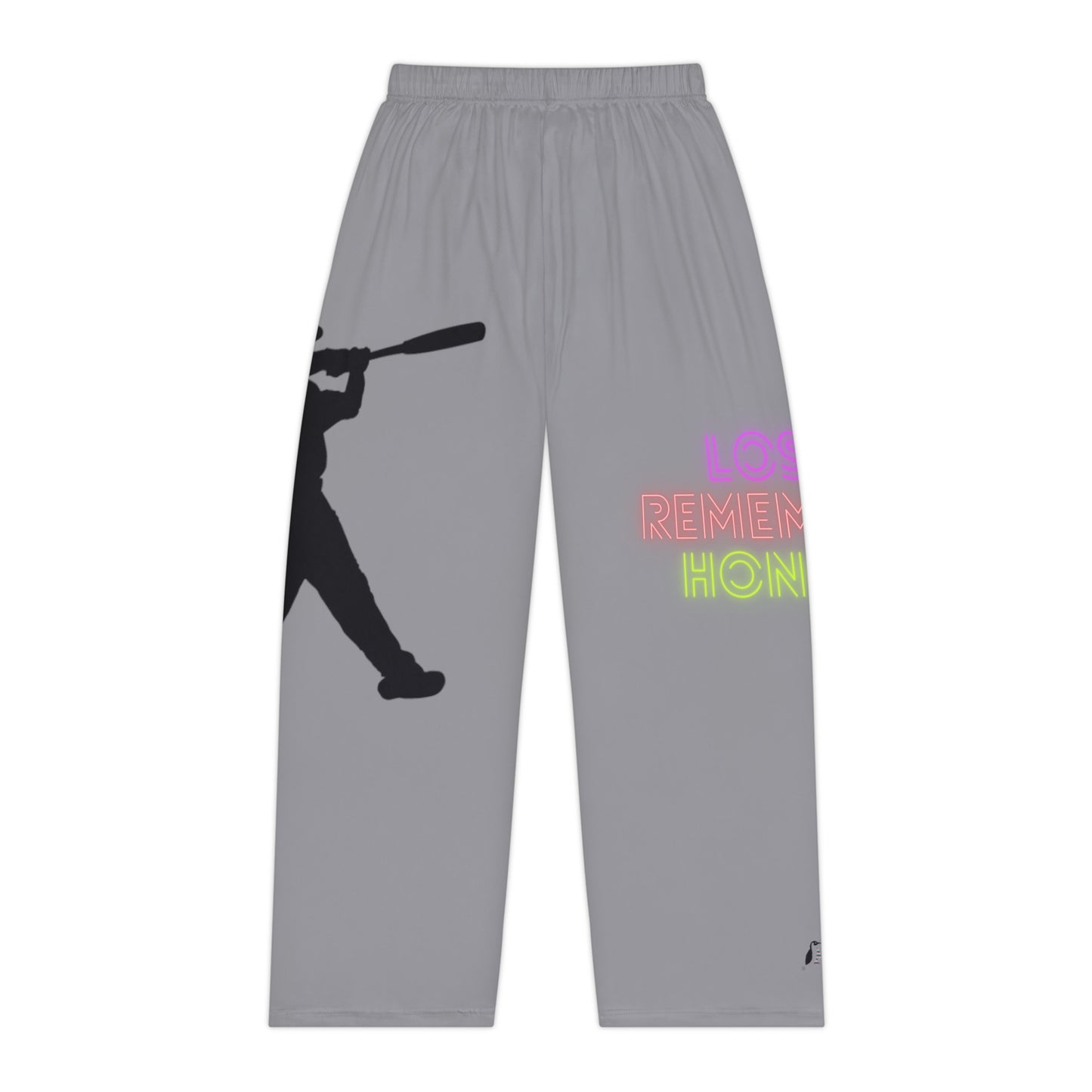 Women's Pajama Pants: Baseball Grey