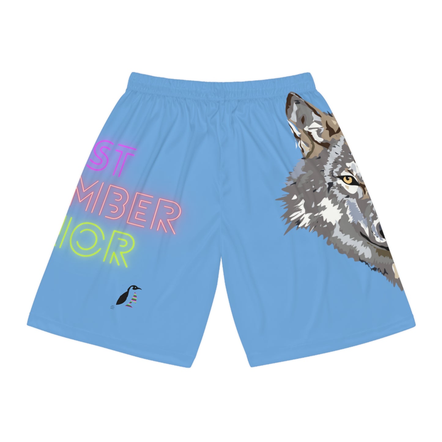 Basketball Shorts: Wolves Lite Blue