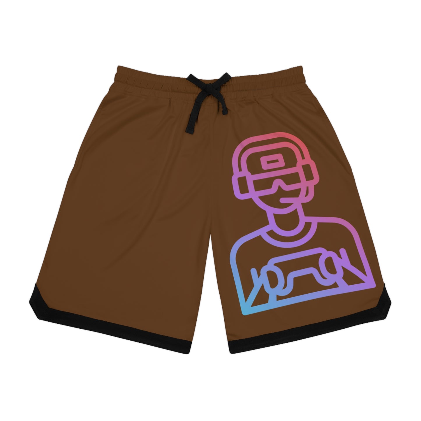 Basketball Rib Shorts: Gaming Brown