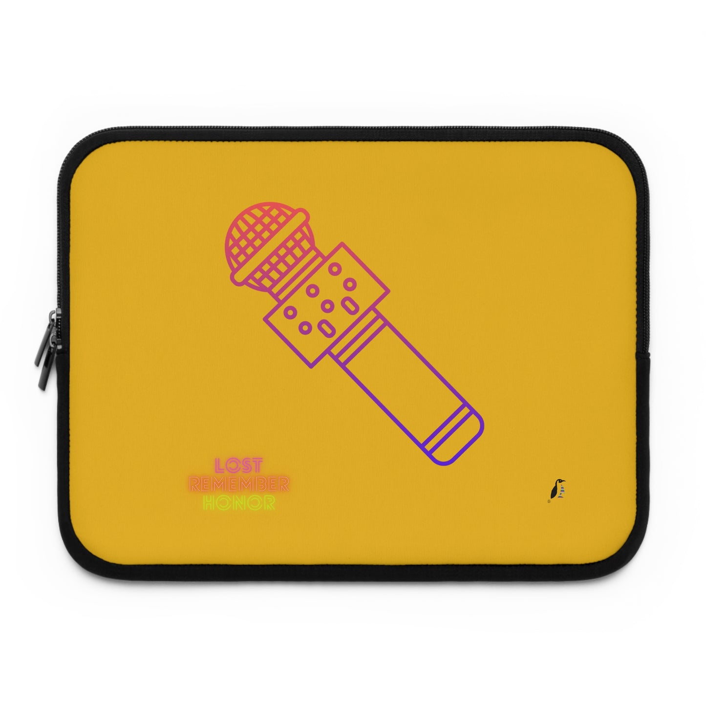 Laptop Sleeve: Music Yellow