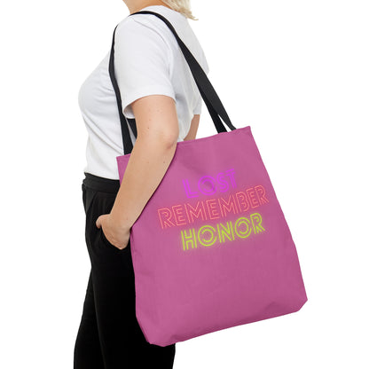 Tote Bag: Lost Remember Honor Lite Pink