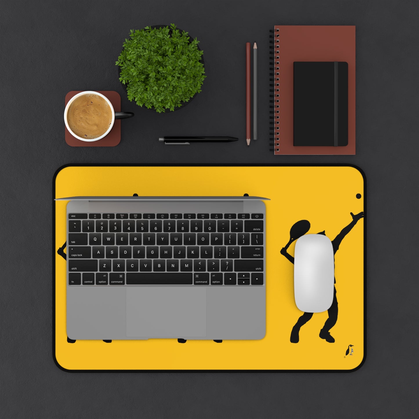 Desk Mat: Tennis Yellow