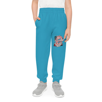 Youth Joggers: Dragons Turquoise