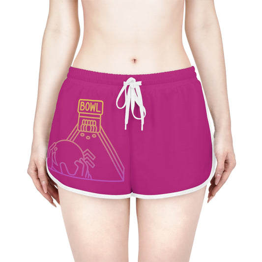Women's Relaxed Shorts: Bowling Pink