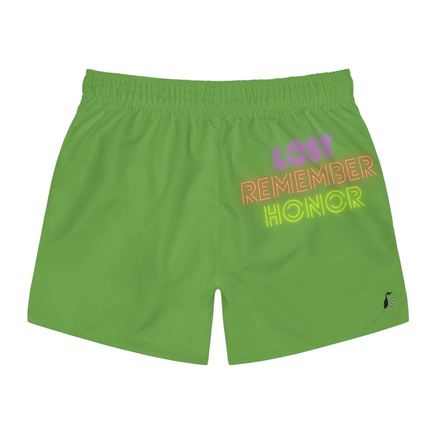 Swim Trunks: Weightlifting Green