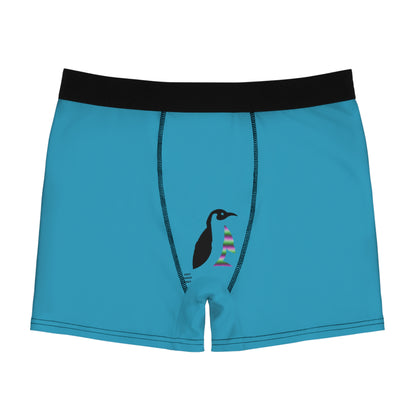 Men's Boxer Briefs: Volleyball Turquoise