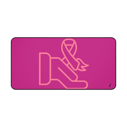 Desk Mat: Fight Cancer Pink