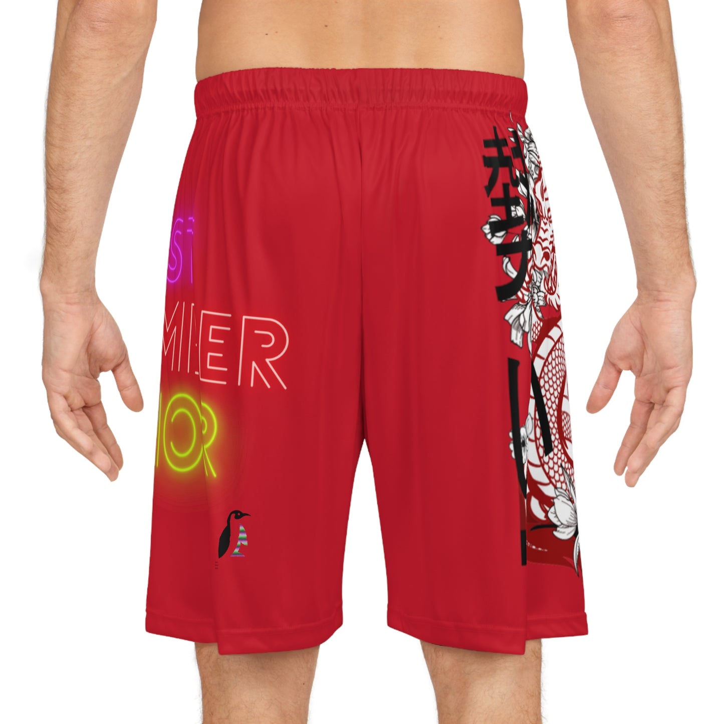 Basketball Shorts: Dragons Dark Red